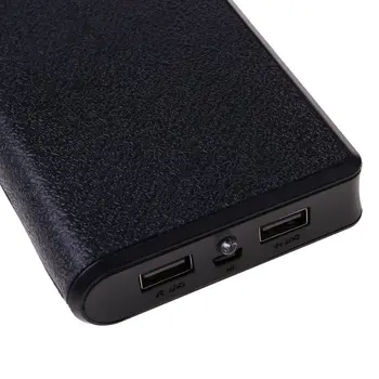 Dual USB Power Bank 6x 18650 Išorės rezervinio Akumuliatoriaus Įkroviklis, Dėžutė Atveju Telefono AXYF