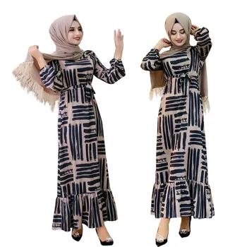 Dubajus Abaja Turkijos Musulmonų Mados Suknelė, Hijab Islamas Drabužių Abayas moterų outwear Ilgas Chalatas, Chalatai Tunika Jubah Ramadanas Arabų MSL15