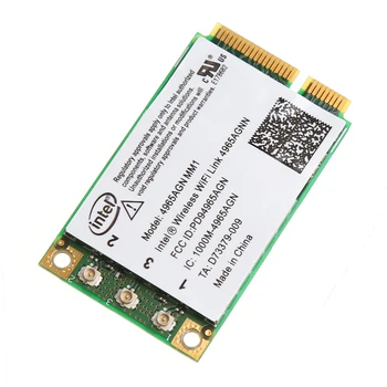 Dvigubos Juostos 300Mbps WiFi Link Mini PCI-E Wireless Card Intel 4965AGN NM1