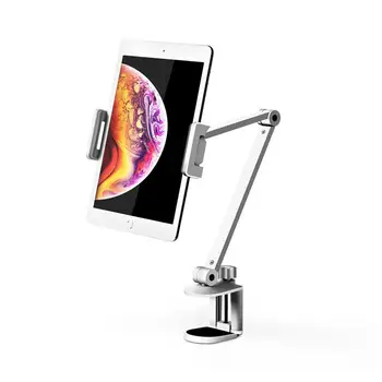 EastVita Universalus 360 Laipsnių Lankstus Tablet Stand Telefono Laikiklį, Pritvirtinkite Laikiklį Aliuminio lydinio Reguliuojamas Kėlimo Paramos Plokštė