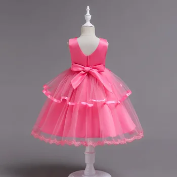 Elegantiškas maži Vaikai Princesė Suknelė Vasaros Gėlių Mergaitėms Vestuvių Keltas Kamuolys Suknelė Vaikai Šalis Suknelės Mergaitėms 2019