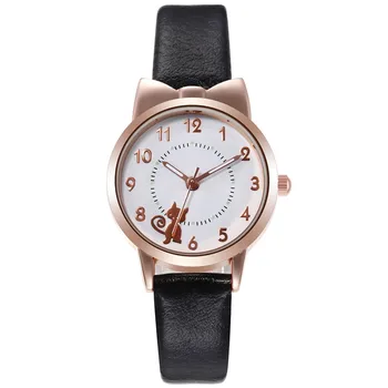 Elegantiškas Minimalistinio Mados Odos Juosta Dial Moterų Kvarco Žiūrėti Dovana Watchs Tendencijos Produktų 2020 Reloj Mujer