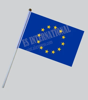 Europos Sąjungos Vertus Vėliavos Nacionalinės Vertus Vėliava 14*21cm Poliesteris mažo Dydžio Plaukioja Banner Individualizuotos Rankų vėliava