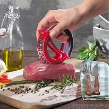 FEIGO Naujų Profesinių Mėsos Tenderizer Adatos iš Nerūdijančio Plieno Mėsos Tenderizer su 48 Geležtės Virimo Virtuvės Įrankiai Dalykėlių F319