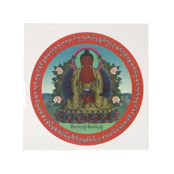 Feng Shui Amitabha Lipdukas (5PIECES) W Raudonos String Apyrankę W3680