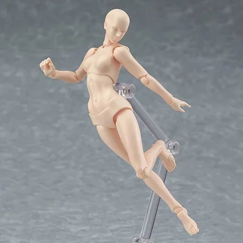 Figma Archetipas Jis Ji PVC Veiksmų Skaičius, Žmogaus Kūno Sąnarių Vyras Moteris Nuogas Kilnojamojo Lėlės Anime Modelių Kolekcijos Eskizas Modelis