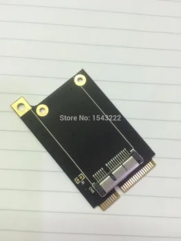 Formodule į Mini PCIe Card adapteris keitiklis belaidžio BCM94360CDAX BCM94360CSAX BCM94360CS2AX BCM94331CSAX BCM94331CD