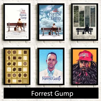 Forrest Gump Klasikinis Filmas Drobės Tapybos HD Žvaigždžių Plakatų ir grafikos Cuadros Sienos Meno Nuotrauką Kambarį Namo Apdaila