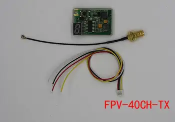 Fpv40 Siųstuvas Didelio galingumo Skaitmeninis Ekranas 5.8 G Belaidžio Vaizdo Perdavimo UAV Gamintojo Rekomenduojamas Modulis