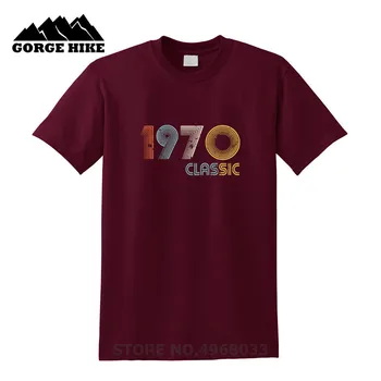 Frakcija Brand T-shirt 1970 klasikinis 49 metų gimtadienis-Geriausia Dovana O-Neck T shirt Įkvėptas Dizainas Vyrai, Vaikinai, Originalus Marškinėlius
