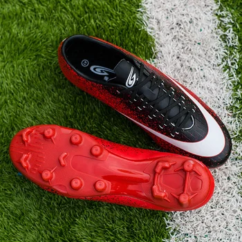 Futbolo bateliai ilgi nagai vyriški guminiai dėvėjimuisi atsparios neslidžios bėgimo bateliai, sportiniai bateliai, patogūs vyriški laisvalaikio bateliai 35-44