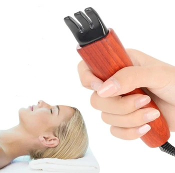 Galvos massager elektros šildymo span akmens, metalo laužą terapijos priemonė dial raumenų masažas meridian gilinimo priemone