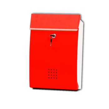 Geležies Letter Box Villa Pašto Dėžutę Dual-Spalvų Margumynas Amerikos Pašto Dėžutę Sienos Montuojamas Lauko Vandeniui, Pašto Dėžutės Pašto Dėžutę