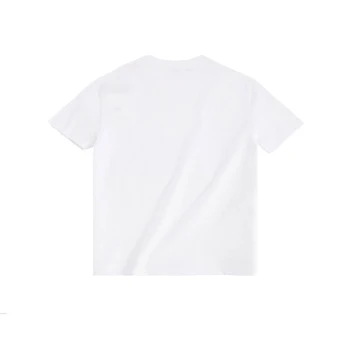 Geometrinis Abstrakčios Grafikos Spausdinimo T-shirt Preppy Stiliaus Balta Laisvi O-kaklo trumpomis Rankovėmis Viršūnes 2019 M. Vasarą Moksleivė Streetwear