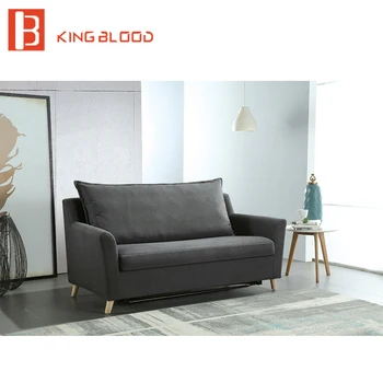 Geriausias kokybės ir žemos kainos audinys, medinės dizaino sofa-lova