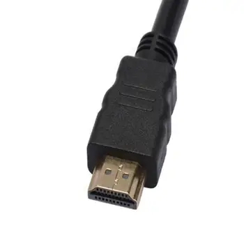 Geriausios kokybės Kabelis HDMI Splitter Cable 1 Patinas Dual HDMI 2 Moterų Y Adapteris, Splitter HDMI HD LED LCD TV 30cm