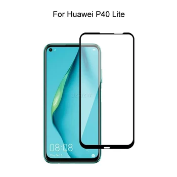 Grūdintas Stiklas Huawei P40 lite Pilnas draudimas Screen Protector Apsauginės Plėvelės Grūdintas Stiklas Huawei P40 lite