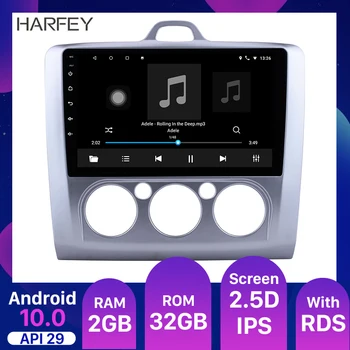 Harfey Android 10.0 9inch Automobilio Radijas Stereo 2DIN GPS Vienetas 2004 m. 2005 m 2006-2011 m. Ford Focus Exi MT 2 3 MK2/MK3 car Multimedia