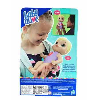 Hasbro Baby Alive Laimingi, Kūdikio širdies plakimą Coeur Heureux Herzschlag Baby Doll Žaisti Namas Žaislai Vaikas Dovana E6946