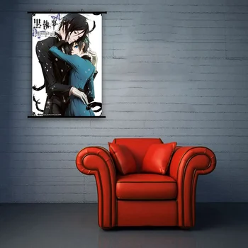 HD Spausdinti Anime Knygos Cirko Black Butler Manga Wallscroll Plakatas Kambario Apdaila