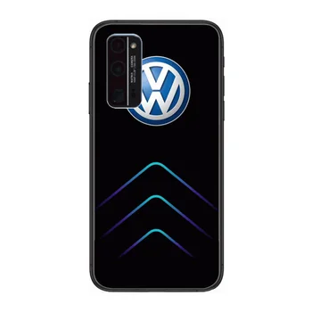 HD Volkswagen Prabanga Telefono dėklas Korpuso Huawei Honor 8 9 10 20 30 A S Lite Pro 5g i Juoda Atgal Soft Cell Padengti Pret