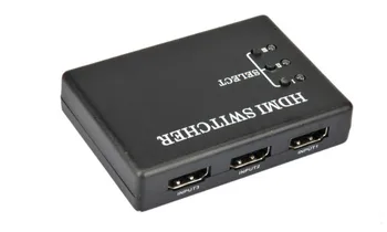 HDMI jungiklis HD jungiklis su nuotolinio valdymo 3 į 1 iš