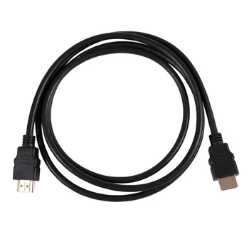 HDMI į HDMI Kabelis su Auksu Jungtys-1,5 m V1.3 - Juoda