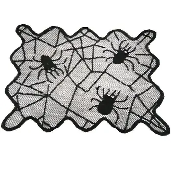 Helovinas Apdailos Nėriniai voratinklyje Staltiesė Židinys Židinio Skara Black Stalo Bėgikų Namų Įvykis Šalies Prekių