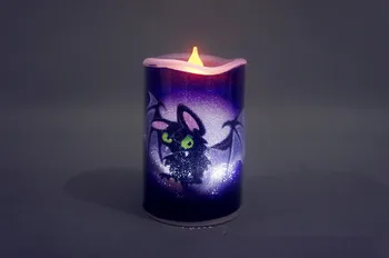 Helovinas kūrybos šikšnosparniai žvakė elektroninių led žvakės Helovinas žvakė