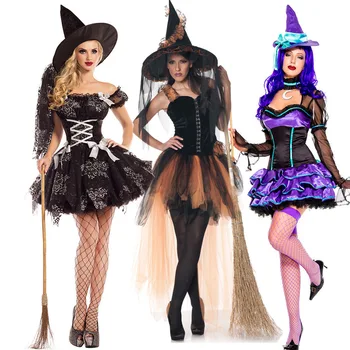 Helovino Maskaradas Blogio Ragana Cosplay Kostiumų Karnavalas Šalies Tamsiai Velnias Karalienė Vampyras Išgalvotas Suknelė