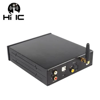 HIFI GARSO Dekodavimo ES9038Q2M USB DAC XMOS XU208 DSD512 32Bit / 384Khz TPA6120A2 ĮKALBINĖTI/OPT/USB/Bluetooth 5.0 Įvesties OLED Ekranas