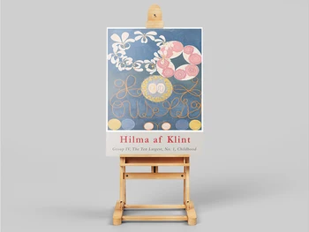 Hilma af Klint plakatas, af Klint spausdinti, Abstraktusis menas, spausdinti, švedijos meno, Skandinavijos plakatas, Hilma af Klint, Modernus arthibr
