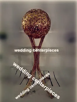 Hotsale gėlių stovas skiedra arba aukso metalo vestuvių ramsčio / švino kelių vestuvių etapas salė
