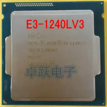 Intel Xeon E3-1240LV3 CPU 2.00 GHz, 8M 25W LGA1150 E3-1240L V3 Quad-core Desktop procesorius E3 1240L V3 Nemokamas pristatymas E3 1240LV3