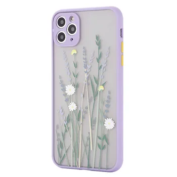 IPhone 12 Pro Max Atveju Gėlių Lapų Telefono 