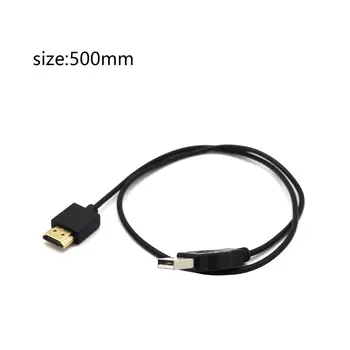 Išmanųjį Įrenginį Nešiojamas Maitinimo Kabelis, HDMI Kabelis, Vyrų-Famel HDMI, USB Maitinimo Kabelis, USB į HDMI Kabelis 0,5 m