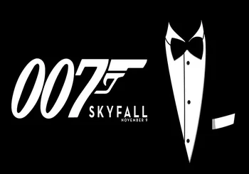 James Bond 007 Laivapriekio Kaklaraištis Juodas Smokingas fone Aukštos kokybės Kompiuteris spausdinti šalis fotostudijos fono