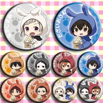 Japonijos Anime Bungou Benamių Šunų G Mielas Cosplay Ženklelis Animacinių filmų Kolekcija Kuprinės Emblemos Maišeliai Mygtuką Sagės Smeigtukai dovana