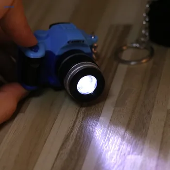 JAVRICK Mini Skaitmeninį Veidrodinį DSLR Fotoaparato LED Blykstė Šviesos Fakelas, Užrakto Garsas Keychain