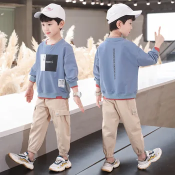 JO&MI 2020 m. rudenį, vaikų drabužiai nustatyti berniukas atsitiktinis tinka vaikams tracksuit komplektai