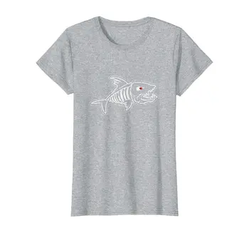 Jūros Gyvūnų Predator Žuvų T-Shirt Naujokų Vasaros Cool Moterų Tee 