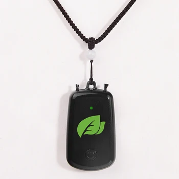 Kabo ant Kaklo Oro Valytuvas, Nešiojami Nešiojami Automobilių Deguonies Baras, USB Įkrovimo Neigiamų Jonų Oro Valytuvas Juoda