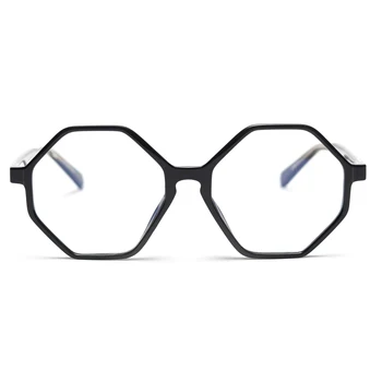 Kachawoo aštuoniakampis akinius moterims, optiniai akinių rėmeliai vyrų akiniai didelis daugiakampio TR90 juoda skaidri naujųjų metų dovanos 2021