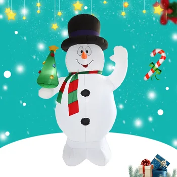 Kalėdos Naujųjų Metų Sniego Pripučiami Modelio LED Nakties Šviesos Šviesos Pripučiami Modelis Lauko Sodas, Žaislai, Kalėdų Dekoracijos, Rekvizitas