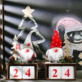 Kalėdų Kalendorių Linksmų Kalėdų Dekoracijos Namų 2021 Naujųjų Metų Dovanos Santa Claus Lėlės Elf Dekoras