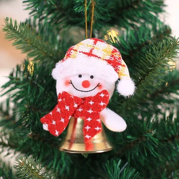 Kalėdų Navidad Pakabukas Kalėdų Medžio Kabantys Papuošalai Su Mediniais Karoliukais ir Bell Namų Grupė Kalėdų Dekoracijos namams
