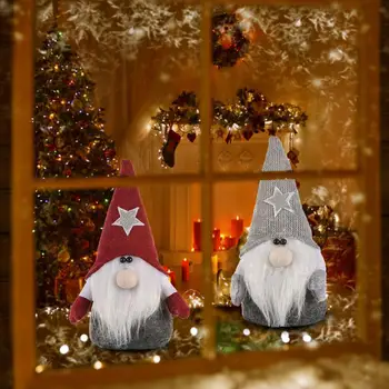 Kalėdų Santa Gnome Pliušinis Atostogų Kalėdų Elf Skandinavijos Tomte Šiaurės Elf Nykštukas, Kalėdų Dovana, Namų Dekoro