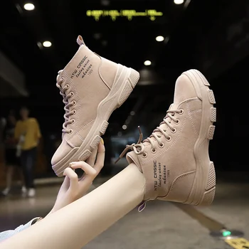 Karšta Moterų Laisvalaikio Bateliai Tendencija Patogus Šviesos Moteris Mados Sneaker 2019 Nauji Aukštos Viršų Zomšiniai Batai Pavasario Zapatos Mujer