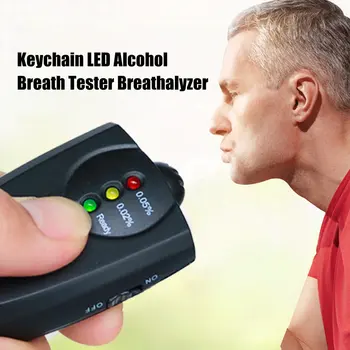 Karšto naujas Stilius Nešiojamų Pultelio Dizainas LED Alkoholio Kvapą Breathalyzer Testeriai Alkoholio Analizatorius, Diagnostikos Karšto