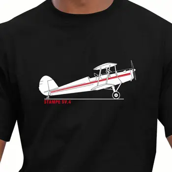 Karšto Pardavimo Medvilnės Aeroclassic Stampe SV4 T-Shirt Vasaros Stiliaus Marškinėliai